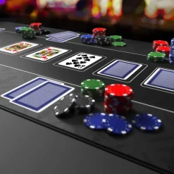 CSL Pokermatte XL Tischauflage für Poker 90 x 40cm / Kartenspiel Matte /Pokertisch Auflage