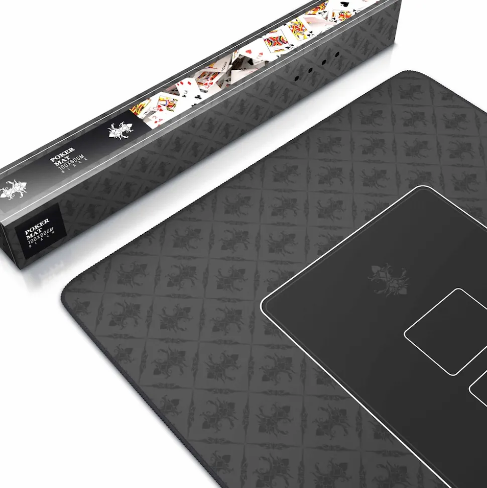 CSL XXL Pokermatte Tischauflage für Poker Kartenspiel Matte/ 100 x 60 cm /Pokertisch Auflage