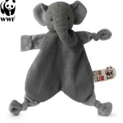 Cub Club - Schmusetuch Ebu der Elefant (grau, 30cm) für Kleinkinder Elephant Schnuffeltuch