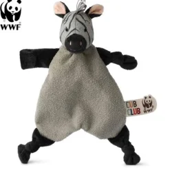 Cub Club - Ziko das Zebra Schmusetuch (grau, 30cm)