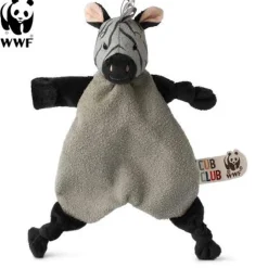 Cub Club - Ziko das Zebra Schmusetuch (grau, 30cm)