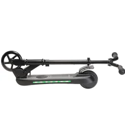 DENVER SCK-5500B Kinder E- Scooter schwarz (ab 6 Jahren, max. 10 km/h, bis zu 6 km, Tragfähigkeit 50kg, IPX4,)