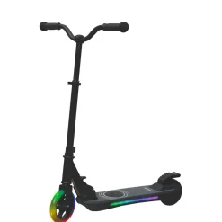 DENVER SCK-5500B Kinder E- Scooter schwarz (ab 6 Jahren, max. 10 km/h, bis zu 6 km, Tragfähigkeit 50kg, IPX4,)