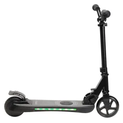 DENVER SCK-5500B Kinder E- Scooter schwarz (ab 6 Jahren, max. 10 km/h, bis zu 6 km, Tragfähigkeit 50kg, IPX4,)