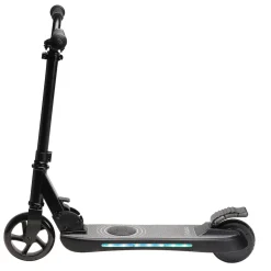 DENVER SCK-5500B Kinder E- Scooter schwarz (ab 6 Jahren, max. 10 km/h, bis zu 6 km, Tragfähigkeit 50kg, IPX4,)