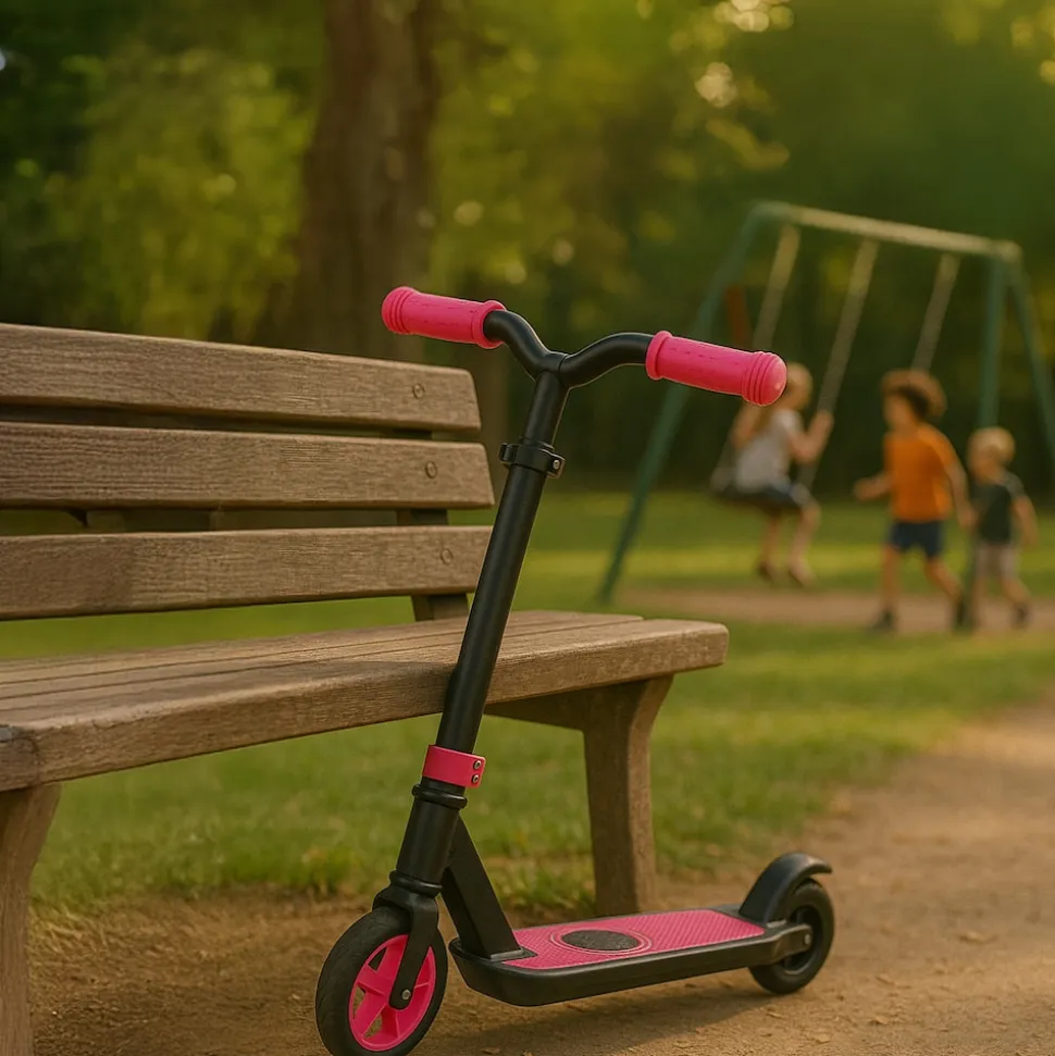 Denver SCK-5500 Kids E-Scooter– verstellbar, faltbar, 10km/h, pink
