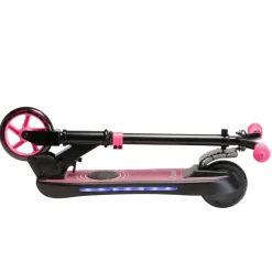 DENVER SCK-5500P Kinder E- Scooter pink (ab 6 Jahren, max. 10 km/h, bis zu 6 km, Tragfähigkeit 50kg, IPX4,)
