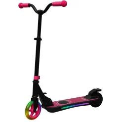 DENVER SCK-5500P Kinder E- Scooter pink (ab 6 Jahren, max. 10 km/h, bis zu 6 km, Tragfähigkeit 50kg, IPX4,)