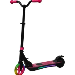 DENVER SCK-5500P Kinder E- Scooter pink (ab 6 Jahren, max. 10 km/h, bis zu 6 km, Tragfähigkeit 50kg, IPX4,)