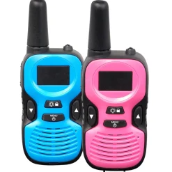 Denver WTK-441 Walkie Talkie Set Kinder – 2 Stück, rosa/blau