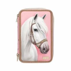 Depesche 3-Fach Federtasche CLASSIC inkl. Stifte Miss Melody 7,5 x 13 x 20 cm
