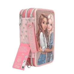 Depesche 3-Fach Federtasche DOTS TOPModel 7,5 x 13 x 20 cm