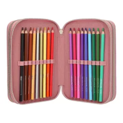 Depesche 3-Fach Federtasche Dusty Rose Miss Melody 20 x 13 x 7,5 cm