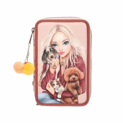 Depesche 3-Fach Federtasche FUR-EVER FRIENDS TOPModel 7,5 x 13 x 20 cm