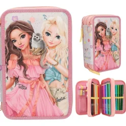 Depesche 3-Fach Federtasche JUICY inkl. Stifte TOPModel 7,5 x 13 x 20 cm