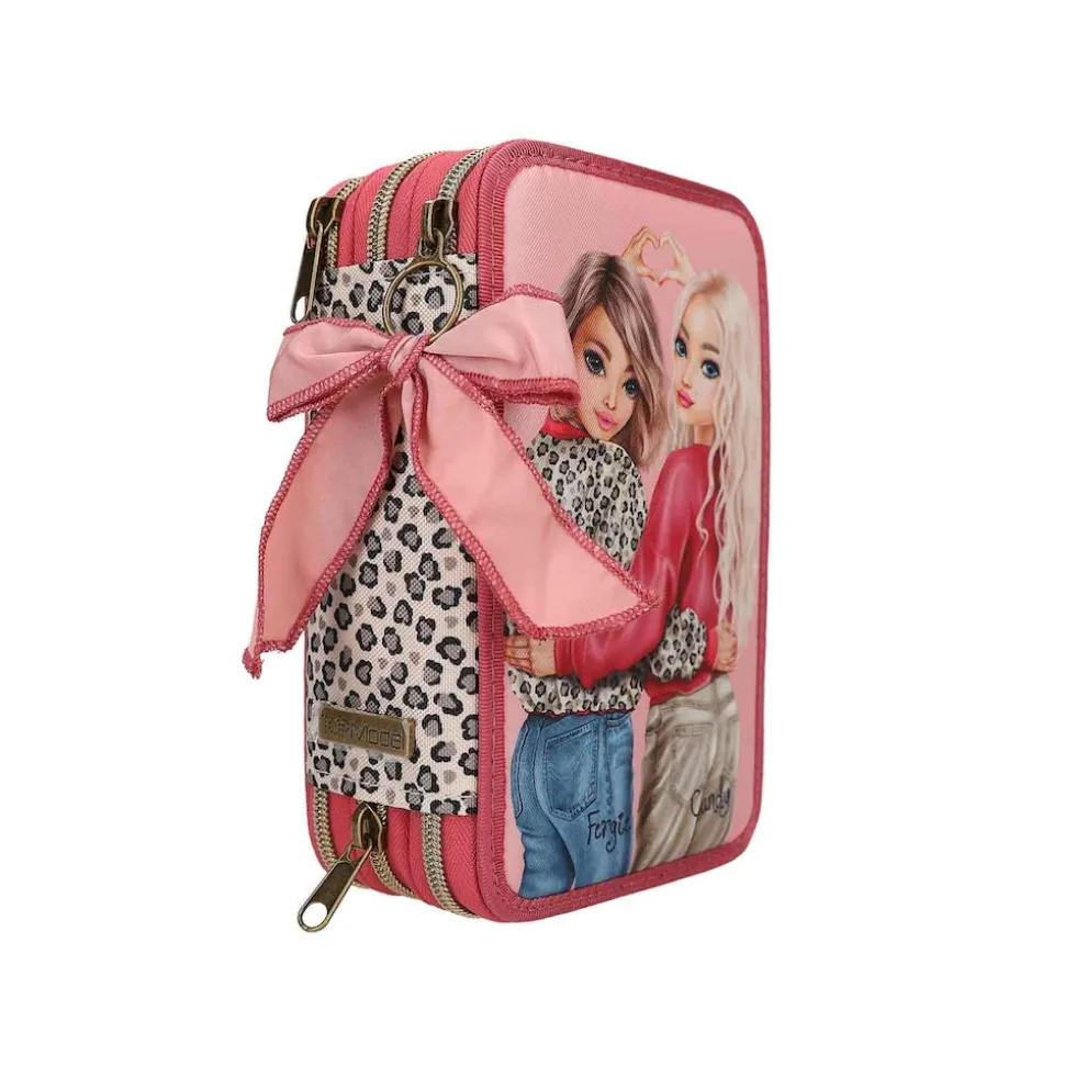 Depesche 3-Fach Federtasche LEOHEART TOPModel 7,5 x 13 x 20 cm