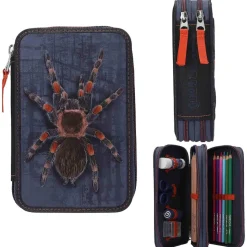 Depesche 2-Fach Federtasche mit Spinne Adventure World 5,5 x 12 x 19 cm