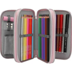 Depesche 3-Fach Federtasche MY BFF TOPModel 7,5 x 13 x 20 cm