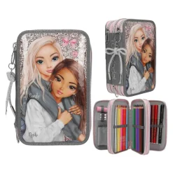 Depesche 3-Fach Federtasche MY BFF TOPModel 7,5 x 13 x 20 cm