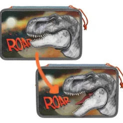 Depesche 3-Fach Federtasche Roar Dino World 20 x 13 cm