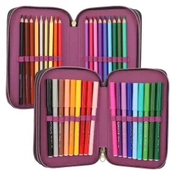 Depesche 3-Fach Federtasche TOPModel 7,5 x 13 x 20 cm