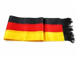 Deutschland Schal Polyester Fanartikel Fußball EM WM Schwarz Rot Gold Zubehör