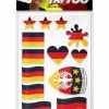 Deutschland Tattoos Fanartikel Schwarz Rot Gold temporäre Flaggen Body Art Kinder Erwachsene