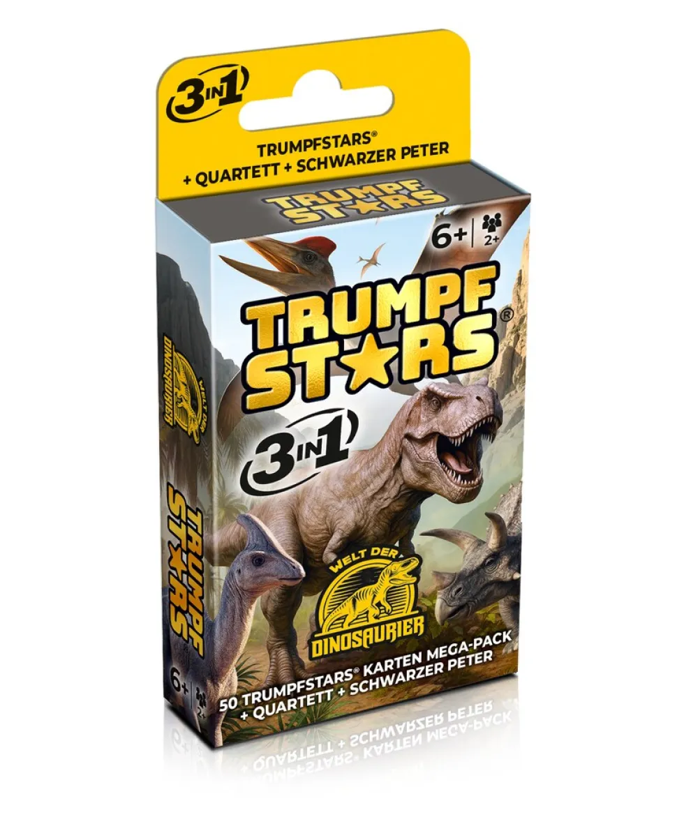 Dinosaurier Spiele 2er Set - Match + Trumpfstars