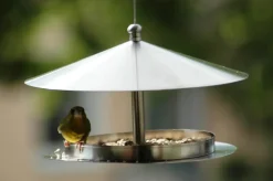 dobar Design Vogelhaus "Silberglanz", mit Draht zum Aufhängen