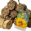 dobar green label Schilfrohrhalme-Set plus Samenmischung "Bienenschmaus"