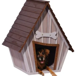 dobar große Hundehütte mit entfernbarem Boden | ca. 90x77x109 cm