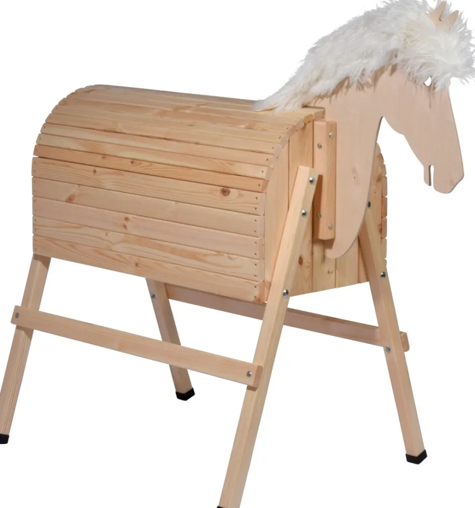 dobar Großes Spielpferd aus Holz - versch. Ausführungen