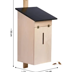 dobar Hornissenkasten mit braunem Dach