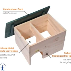 dobar Igelhaus Bausatz mit grünem Dach