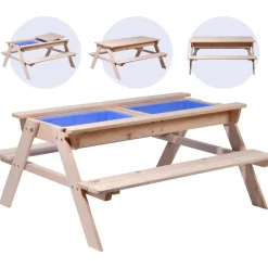 dobar Kinder Picknicktisch inkl. Matschkiste