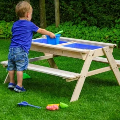 dobar Kinder Picknicktisch inkl. Matschkiste