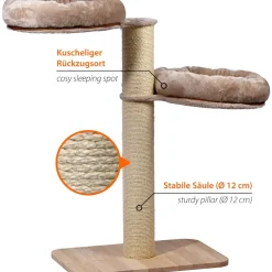 dobar Premium Katzen Kratzbaum "Sleepy"