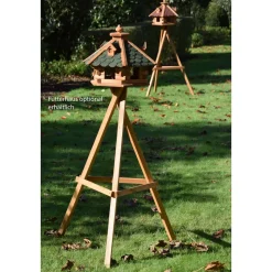 Dobar Rustikaler Vogelhaus-Ständer mit 3 Standbeinen