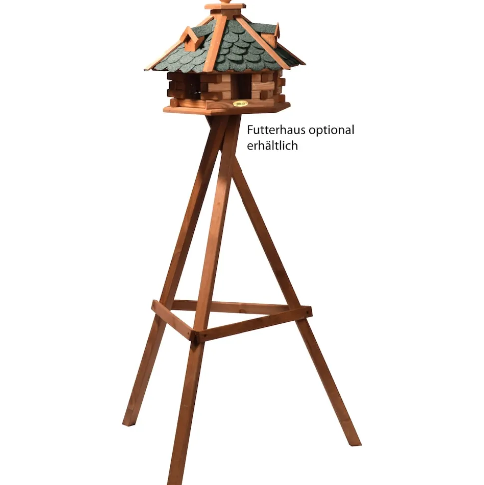 Dobar Rustikaler Vogelhaus-Ständer mit 3 Standbeinen