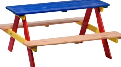 dobar Sitzbank für Kinder mit Tisch, mehrfarbig