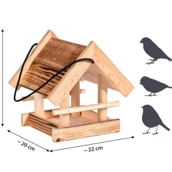 dobar Vogelfutterhaus geflammt