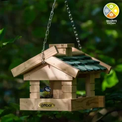 dobar Vogelfutterhaus mit Schindeldach