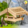 dobar Vogelfutterhaus mit Schilfdach