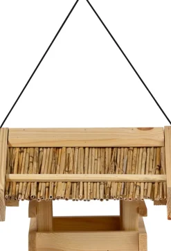 dobar Vogelfutterhaus mit Schilfdach