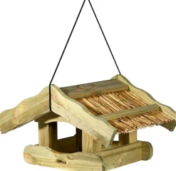 dobar Vogelfutterhaus Schilfdach hängend