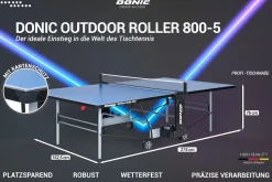 DONIC Outdoor Roller 800-5, blau