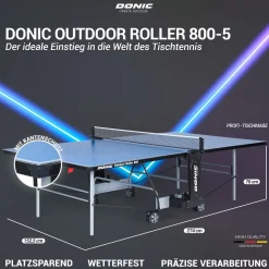 DONIC Outdoor Roller 800-5, blau