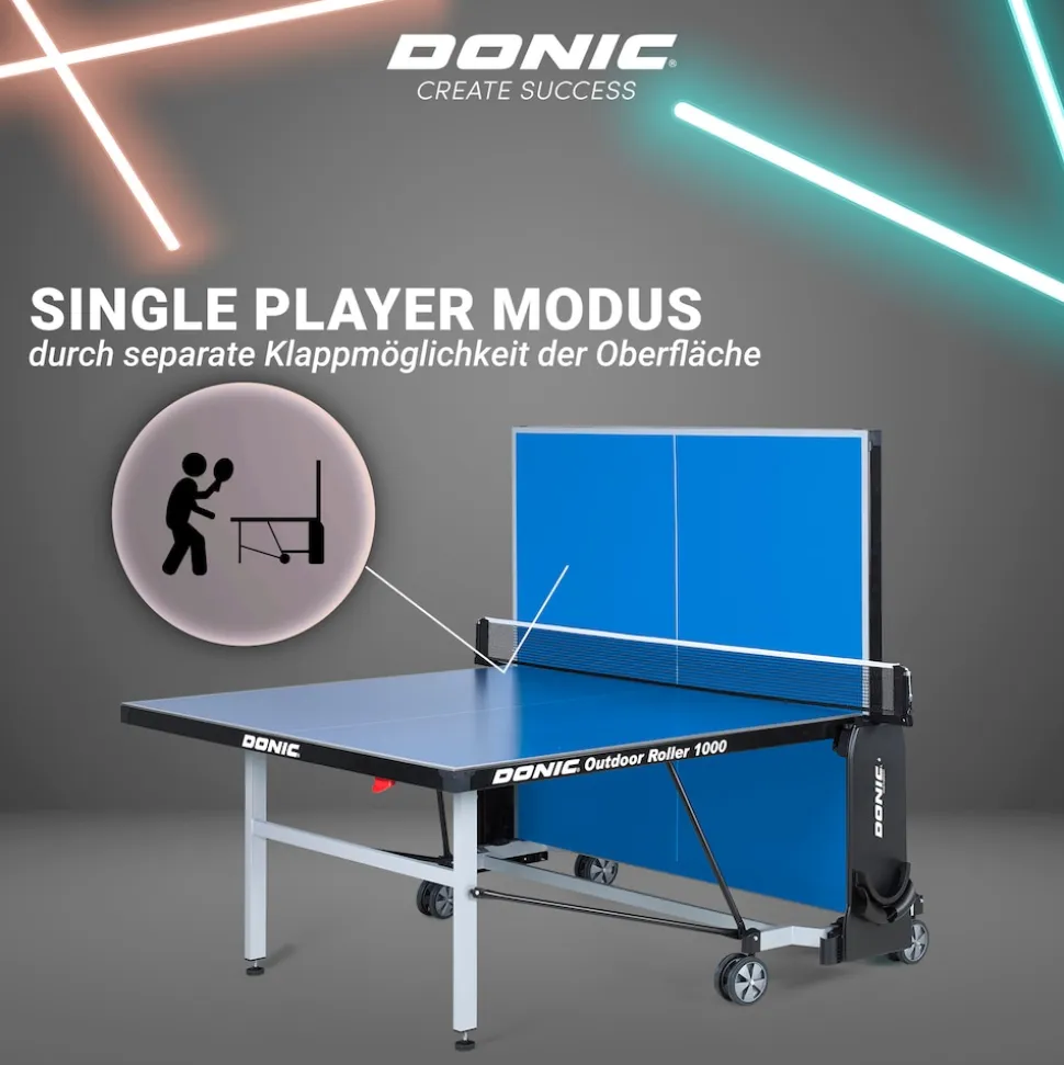 DONIC Outdoor Roller 1000, blau - versch. Farben
