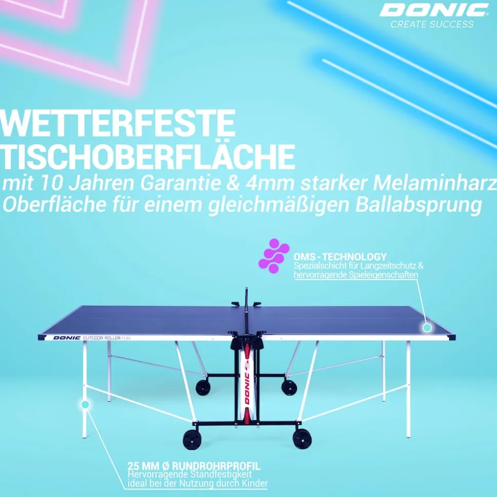 DONIC Outdoor Roller Fun, blau