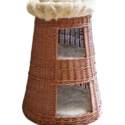 Doppel-Korbturm für Katzen